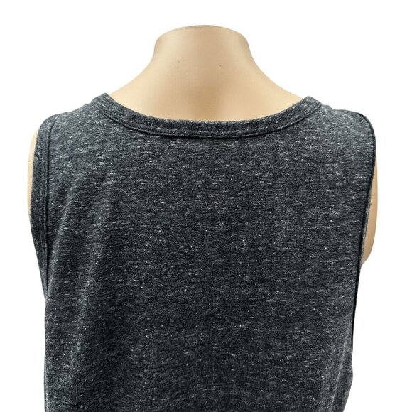 Santa‎ Barbara Charcoal Gray Tunic Tank Top Relax Sleeveless Logo Print Women S - Picture 9 of 10